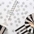 MOWO Glitter Star Confetti Wedding Party Decor, 1.2’’ Diameter, Silver Glitter, 200pc