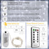 6 Pack Battery Operated Fairy Lights - Mini String Lights with Timer, 2 Remote, 20LED Cool White, Waterproof