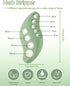 YAKAUEI 9 Herb Stripper Holes with Herb Cutter, Stainless Steel Herb Leaf Stripping Tool, Herb Cutter Tool, Herb Leaf