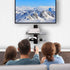 2 17.6lbs (CS202B), 2-Shelf, WALI Floating TV Shelf, Tier Glass Projector Shelf for DVD Players, Routers, Game