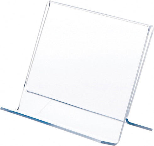 Plymor Clear Acrylic Single CD Case Display Easel, 6" W x 3" D x 4.5" H