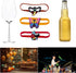 Ackron 18Pcs Silicone Wine Glass Markers, Funny Drink Markers for Glasses, Suitable for Bottle Identification at Parties