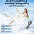 HandFan 5200mAh Portable Handheld Fan, USB Rechargeable, 180° Foldable Design for Travel and Outdoors