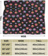 50x60-Inch Cute Dog Paw Print Theme Blanket Lightweight and Compact for Easy Folding, Anti-Pill, Wrinkle-Resistant
