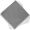 Oomcu 200 Sheets Black and White Checkered Dry Waxed Deli Paper Sheets, 11.5''x11.5'' for Food Wrapping