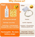 Remote33ft 100LED 8 HXWEIYE Fairy Lights Battery Operated (Included) with DIY Timer & Rechargeable Twinkle String