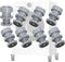 8 Pcs Anti Vibration Pads for Washing Machine, Noise Cancelling Foot Pads, Adjustable Washer Dryer Stabilizer