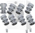 8 Pcs Anti Vibration Pads for Washing Machine, Noise Cancelling Foot Pads, Adjustable Washer Dryer Stabilizer