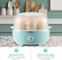 Elite Gourmet EGC115M Easy Egg Cooker, Electric 7-Egg Capacity, Auto Shut-Off, BPA Free, Retro Mint