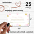 Pink and Gold Diaper Raffle Tickets - 25 Pack - Fun Baby Shower Game for Girls