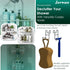 Shower Caddy Shelf Basket Rack Hooks, Stainless Steel Bathroom Hangers for Loofah, Towel, 2 Pack