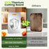 Board,100% Fruit(18L*12W) Titanium Cutting Pure Titanium Cutting Boards for Kitchen, Double-sided Food Grade Cutting