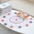 20 Inch One Piece Easter Doilies for Dressers and End Tables Round Cloth Lace Placemats Crafts Rose Spring Doily Hand