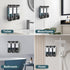ViserVita 3 Pack 3 Set Shampoo and Conditioner Dispenser, Shower Soap Dispenser Chamber No Drill Wall-Mounted, Body