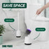 Set, (Pack 1) Electric Toilet Brush & Scrubber Self Cleaning Silicone Toilet Bowl Brush with UVC Light, Rechargeable
