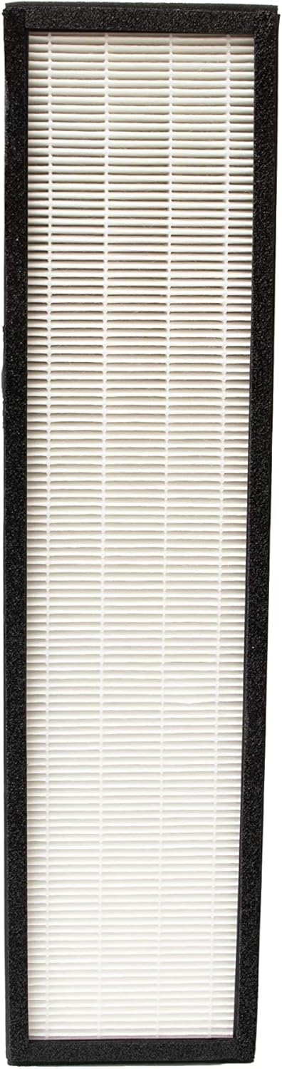 LifeSupplyUSA 2-in-1 True HEPA Air Cleaner Replacement Filter + Activated Carbon Charcoal for Hunter F1701HE/21 HT1701