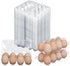 150 Pack Bulk Egg Cartons, Clear Plastic Chicken Egg Holders, Egg Tray
