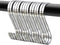 YourGift 20 Pack Flat S Hooks - Stainless Steel 3 inches S Shaped Hanging Hooks for Kitchen, Bathroom, Office