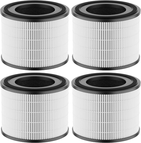 AP-S0610L Filter Replacement - Compatible with MOO-KA AP-S0610L Air Purifier, 3-in-1 H13 True HEPA Filter and Activated