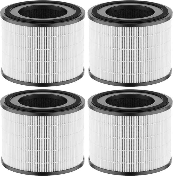AP-S0610L Filter Replacement - Compatible with MOO-KA AP-S0610L Air Purifier, 3-in-1 H13 True HEPA Filter and Activated