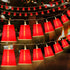 Hiboom 2 Pack 16.4FT 30 LED Red Cup String Lights, Trailer Park