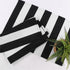 Seavish Black and White Striped Rug, 23.6" x 35.4" Christmas Welcome Mat for Front Door Porch
