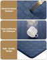 Mats,17"X47",Runner Color&Geometry Anti Fatigue Cushioned Kitchen Floor Rug Non Slip Waterproof,Memory Foam Padded