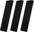 XYJ 3pcs/set Safety Knife Sheath Sleeves, Universal Knife Edge Guards for 10'' Kitchen Knife, Black ABS Blade Protectors