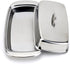 4" 7.5" Cuisinox Stainless Steel Butter Dish with Lid, x
