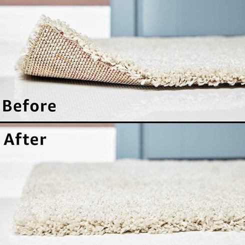 Ledgebay Rug Pad Grippers for Area Rugs, Pack of 25 Reusable, No Skid, Washable, Anti-Slip Pads for Hardwood Floors and