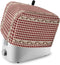 Toaster Dust Cover with Pockets, Country Star Berry Red Buffalo Plaid, 4 Slice Soft Washable Cover