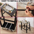 Set 2 Counter Counter #10 Bar Stool Cover Rectangle of Printed Stretch Height Bar stools Slipcovers Saddle Stool