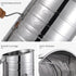 Flour Sifter, 3 Cup Flour Sifter for Baking Fine Mesh Rotary Hand Crank with Loop Agitator for Quick Sifting, Flour Sifter Stainlees Steel, Crank Sifter Flour for Baking Cakes and Spices Toresano