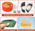 Nonstick Silicone Ramekins 4 oz with Lid, 6-Pack Oven Safe Bowls for Baking, Mini Souffle Dessert Cups