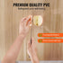 54 54 Inch 2.0 mm, VEVOR Plastic Table Cover, x Clear Square PVC Desk Mat Protector, Waterproof & Easy Cleaning Pad