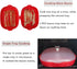 NICO SEE WONDER 2Pcs Microwave Easy Bacon Maker, Microwavable Grill Tray, Bacon's Cooker with Splatter Lid, Make Crispy