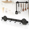 Heavy Duty Magnetic Utensil Holder for Fridge, Magnetic BBQ Tool Rack with 6 Hooks, Strong Magnet Bar for Kitchen