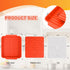 Double Microwave Bacon Cooker/Tray with Splatter Lid, Safe and Easy Clean Kitchen Tool (Red)