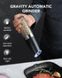 Electric Salt and Pepper Grinder Set, Refillable Battery Operated Automatic Shakers, Adjustable Coarseness