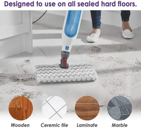 ConPus 2 Pack Replacement Steam Mop Pads for Shark Lift-Away Pro Steam Pocket Mop S3973, Genius Steam Pocket Mop
