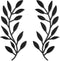 2 Pieces Metal Tree Leaf Wall Decor - Wrought Iron Scroll Vine Olive Branch Leaf Wall Art for Living Room