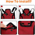 3 Pack Sides(3 Noamus Chicken Saddle for Hens, Premium Outdoor Saddle with Adjustable Strap, Sweater Clothes Poultry