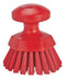 Vikan 38854 Brush,Scrub,Round,Stiff,5",PP/PBT,Red