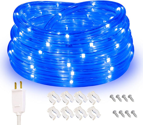 Areful Rope Lights, 16Ft Waterproof Connectable Strip Lighting Blue, Indoor Outdoor Mood Lighting