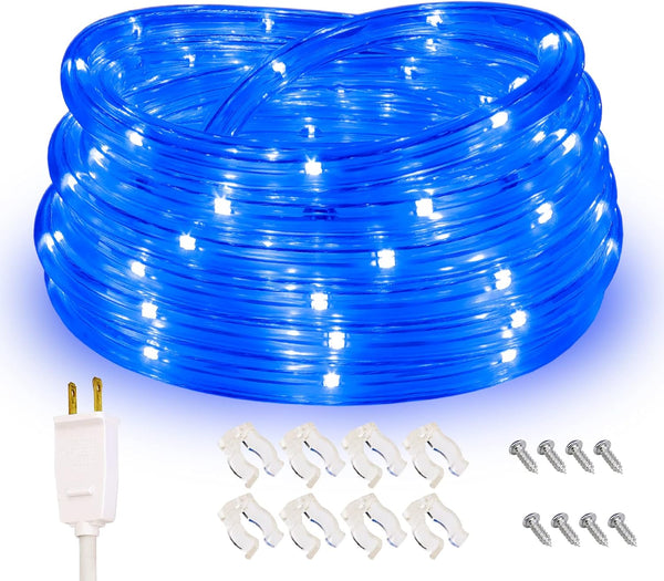 Areful Rope Lights, 16Ft Waterproof Connectable Strip Lighting Blue, Indoor Outdoor Mood Lighting