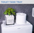 Bloss Counter Tray Set for Bathroom/Kitchen: 7.9" Silicone Tray for Soap, Sponge, and Jewelry