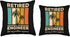 Retired Industrial Automation Engineer Not My Problem Throw Pillow, 16x16, Multicolor