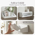 13 Inch SUMGAR Floating Nightstand White Modern Bedside Table Organiser Fully Assembled Shelf Small Spaces Wall Mounted
