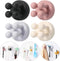 iBetterLife Good Grips Razor Holder - 4Pcs Silicone Toothbrush Holders for Shower