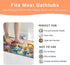 40"x16" XIYUNTE Upgrade Baby Bath Mat Non Slip - Extra Long Kids Bath Mat for Tub Non Slip Bathtub Mat Eco-Friendly